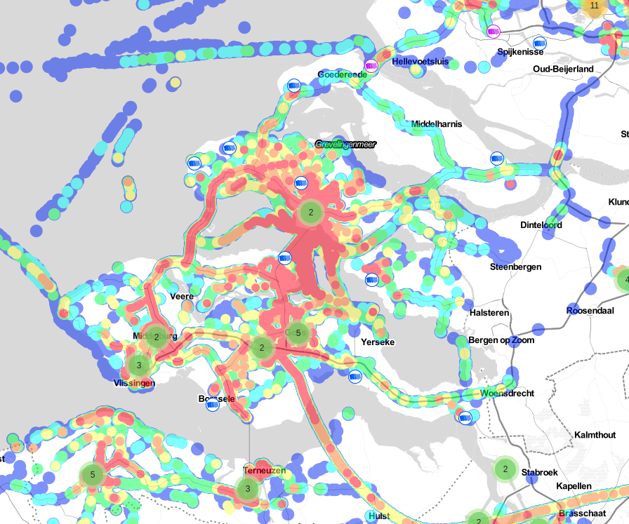 LoRaWAN coverage in Zeeland