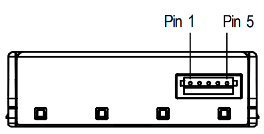 Pin map of the SPS30 particulate matter sensor